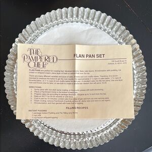 The Pampered Chef Flan Pan Set